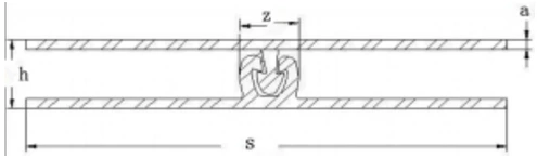 Width 13 MM (Flange zipper)
